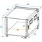 ROADINGER Rack Profi KM 10HE 55cm mit Rollen