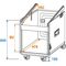 ROADINGER Spezial-Kombi-Case Profi, 8HE mit Rollen