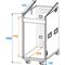 ROADINGER Spezial-Kombi-Case Profi, 17HE mit Rollen