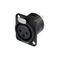 HICON XLR Einbaukupplung 3pol HI-X3DF-G