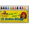 Karnevalsschminke Color-Sticks 12 Stück