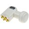 Digital LNB ''Quattro High-HD'', 0,1dB, Anschlüsse für Multiswitch, UHD tauglich