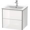Duravit Waschtischunterbau XSQUARE 560x1210x478mm weiß supermatt