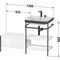 Duravit WTU HAPPY D.2 PLUS 1200x490mm m Metallkon e HL we supermatt