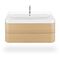 Duravit WTU HAPPY D.2 PLUS 975x490mm m UB 2 HL weiß supermatt