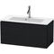 Duravit Waschtischunterbau L-CUBE 820x391mm 1 Ausz. we s-matt ES NB mitte