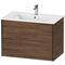 Duravit Waschtischunterbau XVIU 810x560x480mm 2 Sk Prof. sw ma ta s-matt