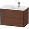 Duravit Waschtischunterbau XVIU 810x560x480mm 2 Sk Pro Cha ma ta s-matt