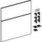 Geberit Schubladenfront-Set iCon für WT, 1200mm weiß matt
