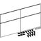Geberit Schubladenfront-Set iCon 4 St f Untschra. DWT 1,2m NB hickory