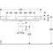 Geberit Waschtisch ONE weiß, mit 2x 1 Hahnloch 1200x480mm
