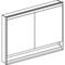 Geberit Spiegelschrank ONE m ComfortLight 2 Türen Nische 1200x900mm