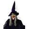 EUROPALMS Halloween Figur Hexe, animiert 175cm