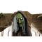 EUROPALMS Halloween Figur Hexe buckelig, animiert, 145cm