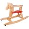 Holzschaukelpferd rot,Sitzhöhe ca. 26cm, 1 Stück