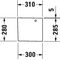 Duravit Halbsäule HAPPY D.2 210x310mm weiß WG