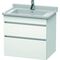 Duravit Waschtischunterbau DURASTYLE 470x650x618mm weiß matt/weiß matt