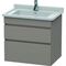 Duravit Waschtischunterbau DURASTYLE 470x650x618mm basalt matt/basalt matt