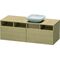 Duravit Waschtischunterbau DURASTYLE 550x1400x500mm Auss re eur. Eiche/europä