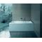 Duravit Rechteck-Badewanne STARCK 2 Rückenschrägen 1900x900mm weiß