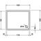 Duravit Rechteck-Duschwanne STARCK SLIML 1200x1000x55mm weiß