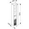 Keuco Hochschrank ROYAL REFLEX 350x1670x335mm Ans re ant
