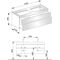 Keuco Waschtischunterbau EDITION 400 1400x546x535mm m HL-Boh we hgl