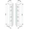 Keuco Hochschrank EDITION 400 350x1769x300mm Ans re Ei cash