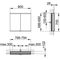 Keuco Spiegelschrank ROYAL MODULAR 2.0 Breite 800mm Höhe 700mm Tiefe 120mm