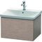 Duravit Waschtischunterbau L-CUBE 620x481x405mm eiche kaschmir