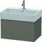 Duravit Waschtischunterbau L-CUBE 394x684x459mm flannel grey seidenmatt