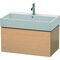 Duravit Waschtischunterbau L-CUBE 394x784x459mm eiche gebürstet