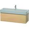 Duravit Waschtischunterbau L-CUBE 394x1184x459mm mediterrane eiche
