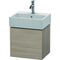 Duravit Waschtischunterbau L-CUBE 400x434x341mm Ans rechts pine silver