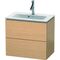 Duravit WT-Unterbau L-CUBE Compact 550x620x391mm eiche gebürstet