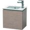 Duravit Waschtischunterbau L-CUBE 294x420x400mm Ans rechts eiche kaschmir