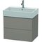 Duravit Waschtischunterbau L-CUBE 544x684x459mm basalt matt