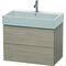 Duravit Waschtischunterbau L-CUBE 544x784x459mm pine silver