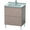 Duravit Waschtischunterbau L-CUBE 469x670x712mm eiche kaschmir