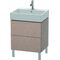 Duravit Waschtischunterbau L-CUBE 582x584x459mm eiche kaschmir
