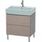 Duravit Waschtischunterbau L-CUBE 582x684x459mm eiche kaschmir