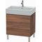 Duravit Waschtischunterbau L-CUBE 582x684x459mm nussbaum natur