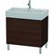 Duravit Waschtischunterbau L-CUBE 582x784x459mm nussbaum gebürstet