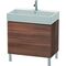 Duravit Waschtischunterbau L-CUBE 582x784x459mm nussbaum natur
