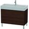 Duravit Waschtischunterbau L-CUBE 582x984x459mm nussbaum gebürstet