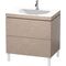 Duravit Möbelwaschtisch DARLING NEW 800x540mm o ÜL 1 Hahnloch eiche kaschmir