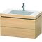 Duravit Waschtischunterbau L-CUBE m WT Vero Air 500x800x480mm 1 HL medi Ei