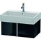 Duravit Waschtischunterbau VERO AIR 298x684x431mm schwarz hochglanz