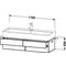 Duravit Waschtischunterbau VERO AIR 298x1184x431mm weiß matt