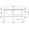 Duravit Rechteck-Whirlwanne P3 Comforts 133 l 160x70 we 1 RS links Air-System